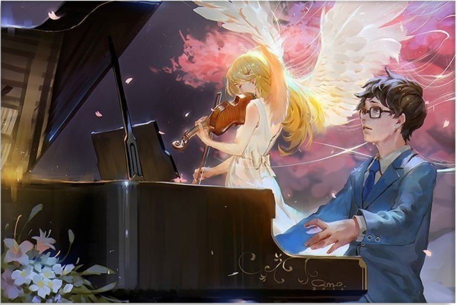 Модульная картина Citydecor Аниме 1.43 60x90 см