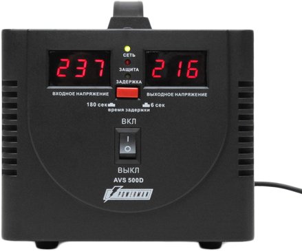 

Стабилизатор напряжения Powerman AVS 500D Black