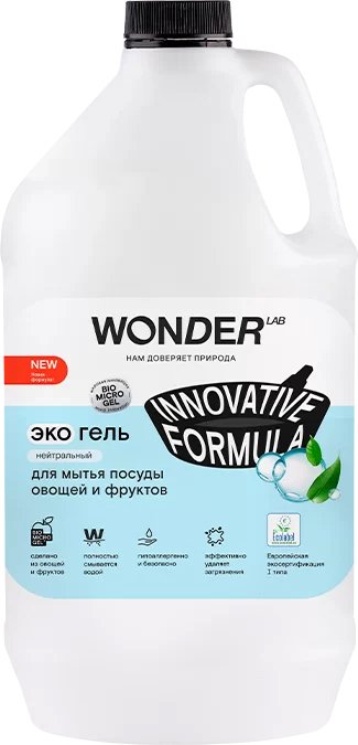 

Средство для мытья посуды Wonder LAB нейтральный аромат 3.78 л