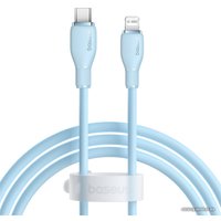 Кабель Baseus Pudding Series USB Type-C - Lightning (1.2 м, голубой)