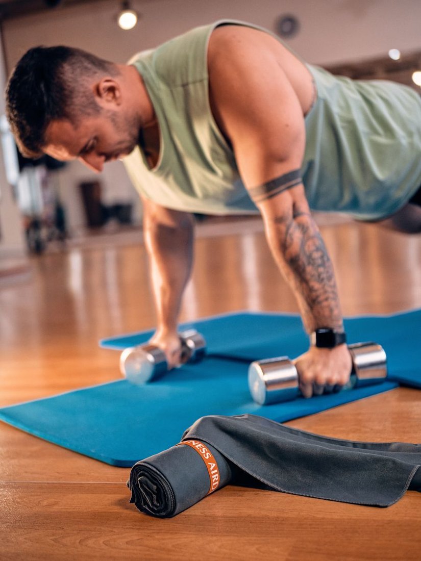 

Полотенце Guten Morgen Fitness 65х90 Пфит-Гр-39-55 (графит)