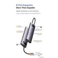 Док-станция Baseus StarJoy 8-Port Type-C HUB Adapter WKWG080213