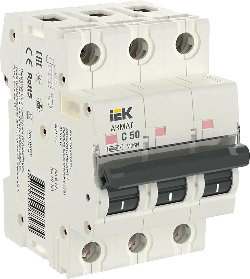 

Выключатель автоматический IEK AR-M06N-3-C050