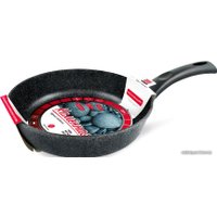 Сковорода Нева металл посуда (НМП) Литая Каменная Черный Гранит 18124