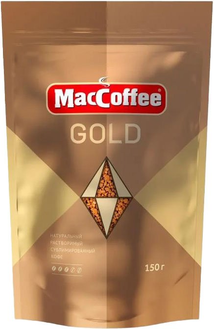 

Кофе MacCoffee Gold растворимый 150 г (пакет)