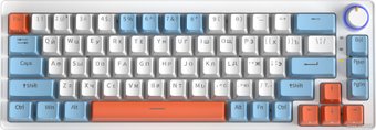 Клавиатура Cyberlynx ZA68 White Blue Orange (TNT Yellow)