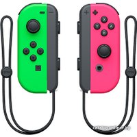 Геймпад Nintendo Joy-Con (неоновый зеленый/неоновый розовый)