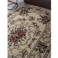 Ковер для жилой комнаты Merinos Colizey D057-OVAL-CREAM (2х3)