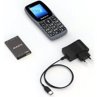 Кнопочный телефон Maxvi C45 (серый)
