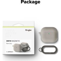 Чехол Ringke Onyx Magnetic для Airpods 4 Warm Gray