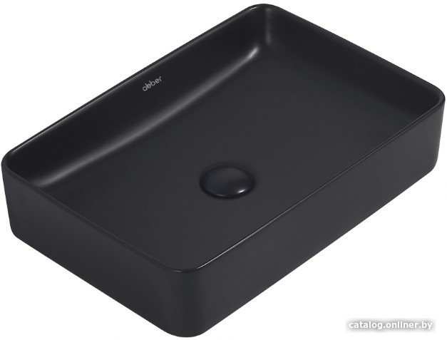 Умывальник Abber Rechteck AC2207MB (черный матовый)