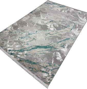 Ковер для жилой комнаты Radjab Carpet Афина Прямоугольник 9012A 12892RK (3x5, Grey/Green)