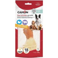 Лакомство для собак Camon Knotted rawhide bone with chicken 120 г (18 см)