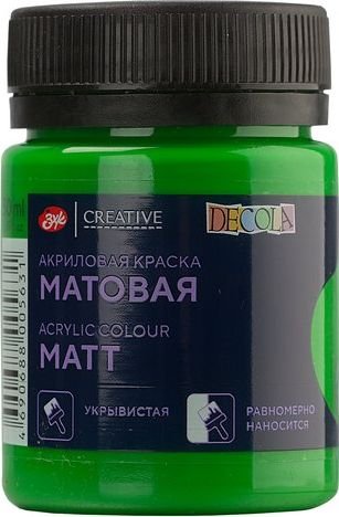 

Акриловая краска Невская палитра Декола 14328717 (50 мл, 717 зеленая светлая)