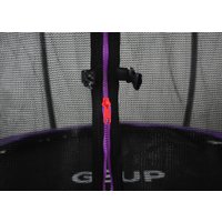 Батут GoUP Luxury 6FT (с сеткой, фиолетовый)