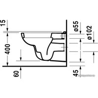 Унитаз подвесной Duravit D-code 45350900A1 в Лиде