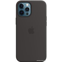 Чехол для телефона Apple MagSafe Silicone Case для iPhone 12 Pro Max (черный)