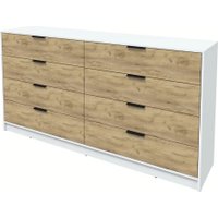 Комод Интерлиния Концепт КТ-К197 (дуб золотой/белый платинум)