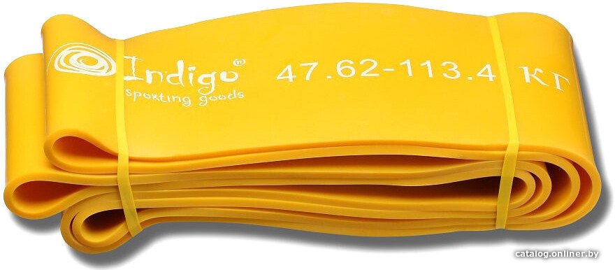 Фитнес резинка Indigo Кроссфит 97660 IR (желтый)