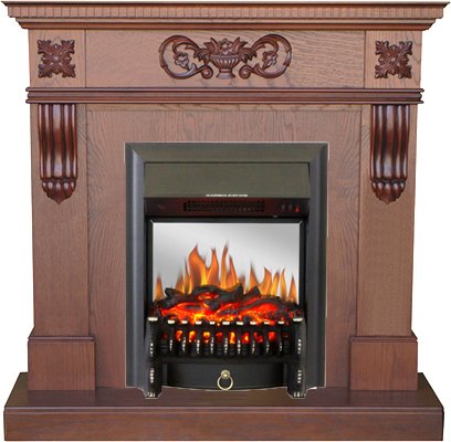

Каминокомплект Smolcom Corsica New STD-ASP с RealFlame Fobos-S Lux BL LT (махагон)