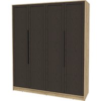 Шкаф распашной Интерлиния Концепт Тренд КТ-Ш4 (дуб золотой/дуб английский)