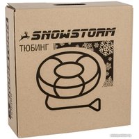 Тюбинг Snowstorm BZ-90 Cristmass W112873 (90см, бирюзовый/черный)