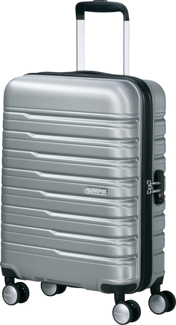 

Чемодан-спиннер American Tourister Flashline Sky Silver 55 см