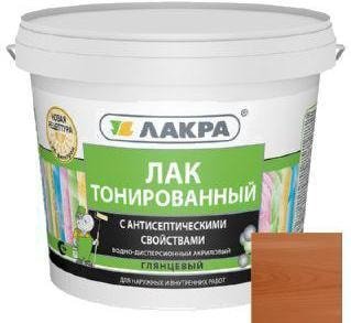 

Лак Лакра ВД тонированный 900 г (орех)