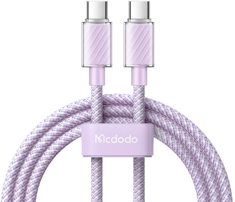 

Кабель McDodo CA-3672 USB Type-C - USB Type-C (1.2 м, фиолетовый)