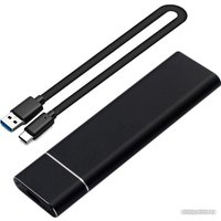 Бокс для накопителей M.2 USBTOP M.2 NVME - USB-C/USB-A (10 Гбит/с, черный)