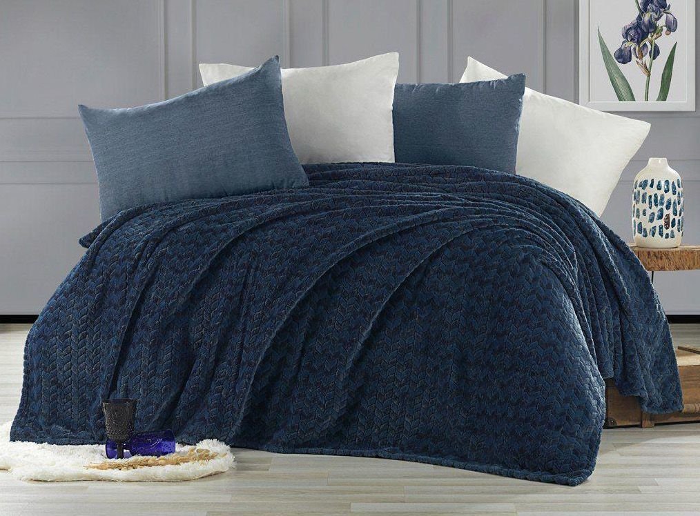 

Плед Karven Super Soft Benzia 1.5 160x220 Р 943 (индиго)