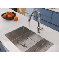 Смеситель Cersanit Brasko однорычажный с выдвижным изливом 64841 (хром)