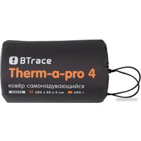 Самонадувающийся коврик BTrace Therm-a-Pro 4 (оранжевый)