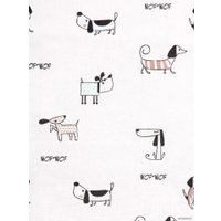 Плед Amarobaby Растем вместе Собачки 95x85 (белый/мятный)