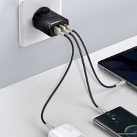 Сетевое зарядное Baseus CCXJ-E01 + брендированный брелок Baseus