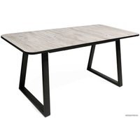 Кухонный стол Sheffilton SHT-T40/130-160 (дуб аляска/черный)