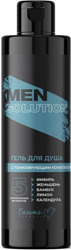 

Белита-М Гель для душа Men Solution с тонизирующим комплексом 400 г