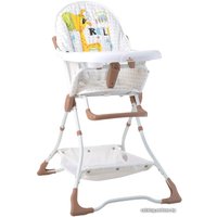 Высокий стульчик Lorelli Bonbon 2019 Beige&White Giraffe