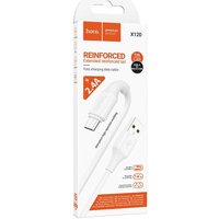 Кабель Hoco X120 USB Type-A - microUSB (1 м, белый)