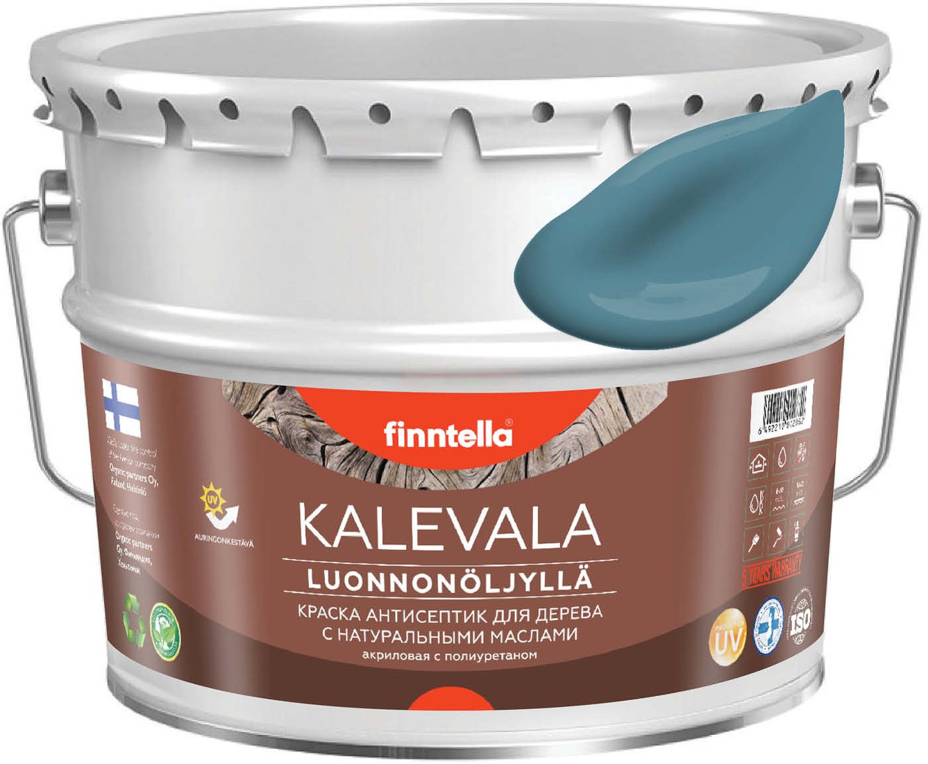 

Краска Finntella Kalevala Enkeli F-13-1-9-FL012 9 л (бирюзовый)