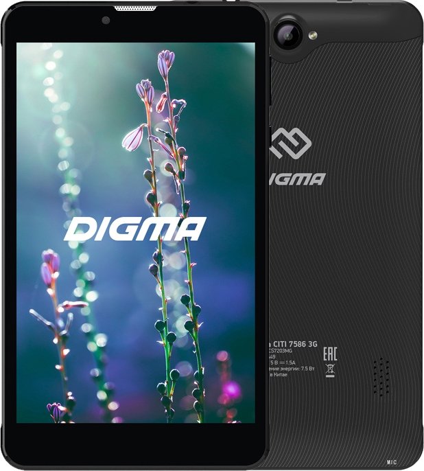 

Планшет Digma Citi 7586 TS7203MG 16GB 3G (черный)