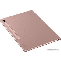 Чехол для планшета Samsung Book Cover для Samsung Galaxy Tab S7+/S7 FE (розовое золото)