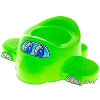 Детский горшок Полесье Самолет 3897 (зеленый)