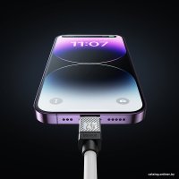 Кабель Baseus CoolPlay Series Fast Charging Data Cable 2.4A USB Type-A - Lightning (2 м, белый)
