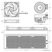 Система жидкостного охлаждения для процессора Arctic Liquid Freezer III 420 A-RGB White ACFRE00153A
