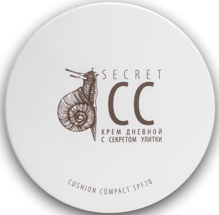 

Premium Дневной крем Secret Cream CC c секретом улитки SPF-20 в кушоне 15 мл