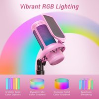 Проводной микрофон Tonor TC310 (розовый)