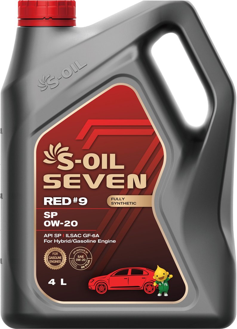 

Моторное масло S-OIL SEVEN RED #9 SP 0W-20 4л
