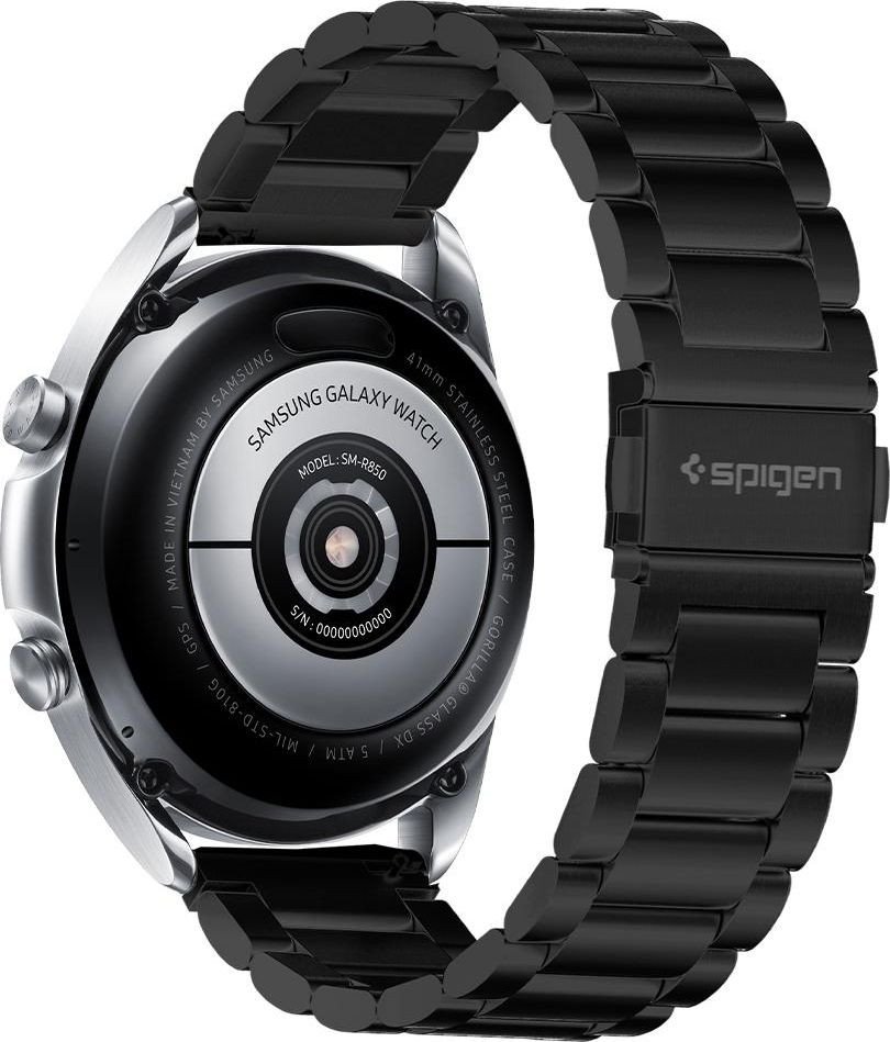 

Ремешок Spigen Modern Fit для Galaxy Watch3 (41 мм) (черный)