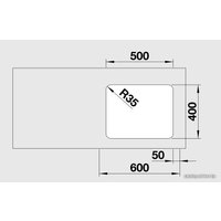 Кухонная мойка Blanco Etagon 500-U [521841]